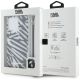 7. Karl Lagerfeld IML Zebra Pattern & Cord Hülle für iPhone 15 Pro Max – Schwarz