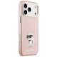 4. Karl Lagerfeld IML Aquarelle Choupette & Logo MagSafe Hülle für iPhone 17 Pro - Pink