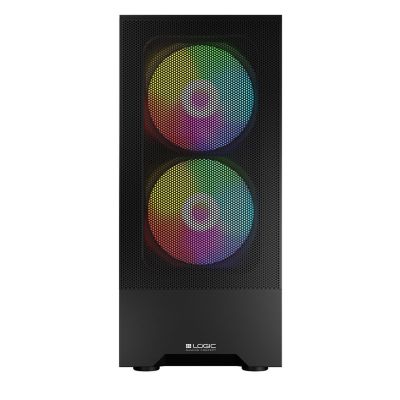 7. LOGIC ARYA ARGB MIDI USB 3.0 SCHWARZES GEHÄUSE