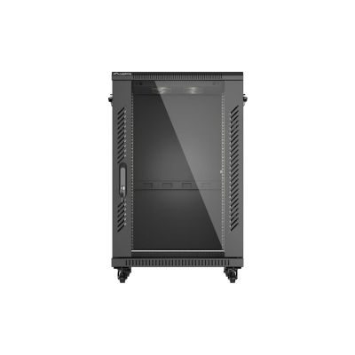 2. LANBERG Standschrank 19" 18U 600x600 Schwarz