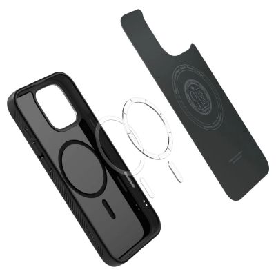 7. Spigen Liquid Air "T" MagSafe Hülle für iPhone 16 Pro - Mattschwarz