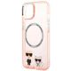 6. Karl Lagerfeld KLHMP14MHKCP iPhone 14 Plus 6.7" Hardcase pink / pink Karl & Choupette Aluminium Magsafe