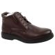 Lee Cooper Herrenschuhe, elegante braune Leder-Stiefeletten mit Isolierung
