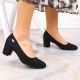 2. Sergio Leone W SK314D Wildleder Pumps mit Absatz Schwarz
