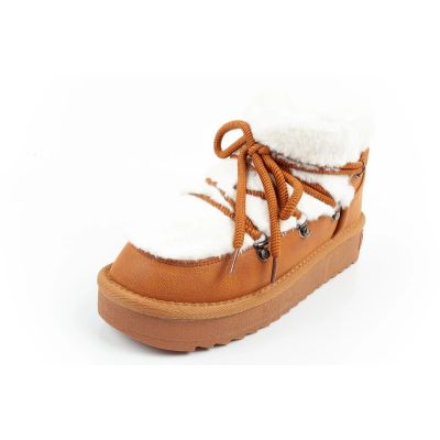 12. D.Franklin Damen Winter Schneestiefel Modische Fellfütterung Braune Stiefeletten