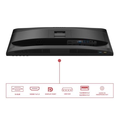30. AOC 24E4U Computermonitor 60,5 cm (23,8") 1920 x 1080 px Full HD LED Schwarz