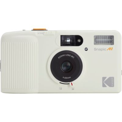 7. Kodak Snapic A1 Kompakt-35-mm-Filmkamera, Elfenbein