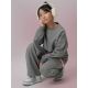 Lockerer Mädchen-Sweatshirt ohne Kapuze, Größe 4F 4FJRSS26TSWSF2624-25M
