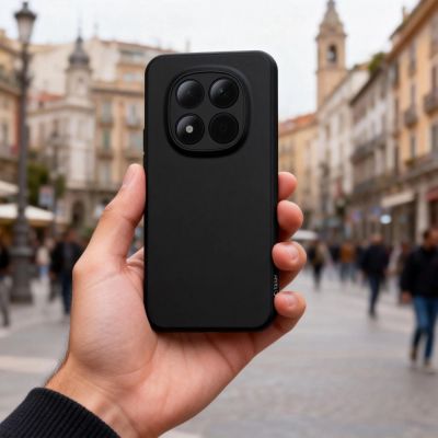 2. Tech-Protect Icon Hülle für Xiaomi Redmi Note 15 Pro 5G – Schwarz