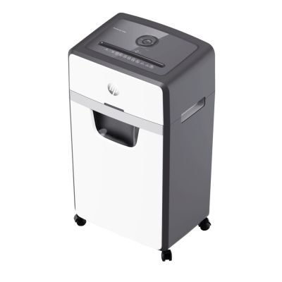 6. HP ONESHRED 16MC Aktenvernichter, Mikro-Schredder, P-5, 16 Blatt, 30 l, hellgrau, HPN280816MCON-14.