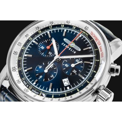 4. ZEPPELIN LZ14 Marine Chronograph Herrenuhr 8888-3 + Box