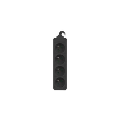 2. LANBERG Steckdosenleiste 1,5 m, 4 x 230 V PL, Kabel aus reinem Kupfer, schwarz