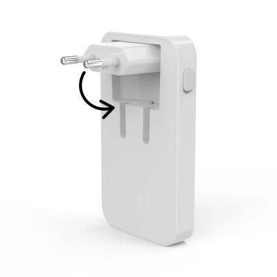 5. Hama GaN 65W Ladegerät 2x USB-C 1x USB-A faltbar - Weiß
