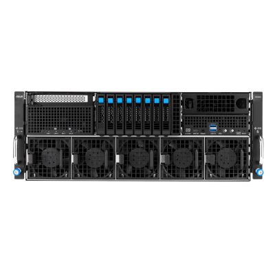 3. Asus Rack-Plattform (4U) ESC8000A-E13P AMD EPYC 9005 (8xNVMe, 2xM.2, 2x10Gbe, IPMI, 3200W)