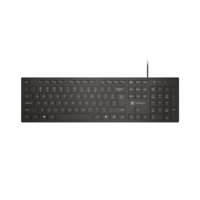 7. NATEC HERRING MULTIMEDIA-TASTATUR US SLIM SCHWARZ