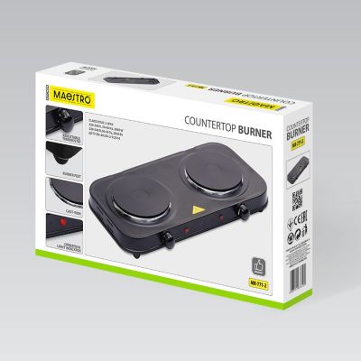 4. Zweiflammiger Elektroherd 2000W MR-771-2 MAESTRO