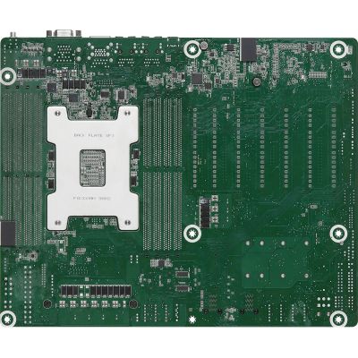 3. ASRock ROMED8-2T Motherboard 1x SP3 AMD Epyc 7000 SoC (SATA, NVMe, 2xM.2, 2x10GbE, IPMI)