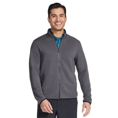 Skechers The Hoodless Hoodie Ottoman Jacket JA25-BKCC Grau L