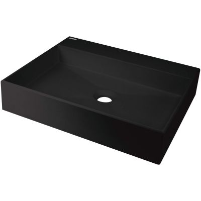 Granit-Waschbecken mit Armaturenplatz – 500 x 400 mm