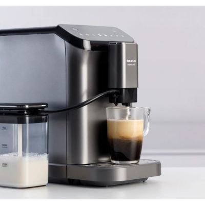 5. Taurus Accento Latte Espressomaschine; 20 bar weißer Kaffee