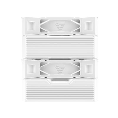 6. Montech NX600 Prozessor-Luftkühler 12 cm Weiß 1 Stück.