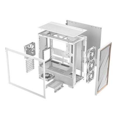 2. Antec Geh Antec FLUX Weißes Midi-Tower-Gehäuse Weiß Einzelhandel