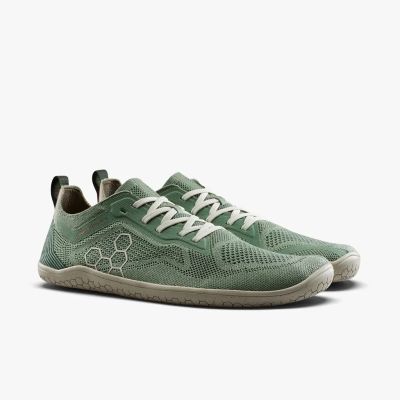 5. Outdoor-Schuhe Vivobarefoot Primus Lite Knit Natural – Dusty Green, Größe: 45