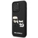 2. Karl Lagerfeld KLHCP13L3DRKCK iPhone 13 Pro / 13 6.1" schwarz/schwarz Hardcase Karl&Choupette Ikonik 3D