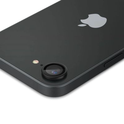 4. Spigen Optik Pro GLAS.TR „Ez Fit“ Kameraschutzhülle, 2er-Pack für iPhone 16e / 17e – Schwarz