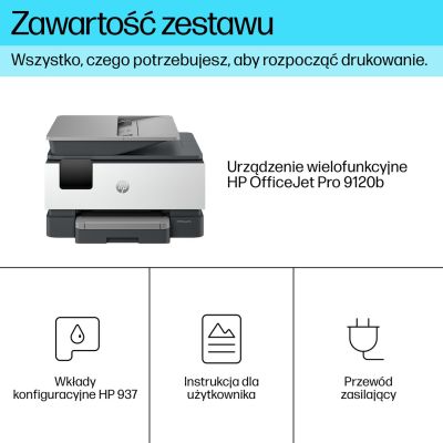 5. HP OfficeJet Pro 9120b Kabelloser Multifunktions-Farbdrucker, Duplexdruck; Kopieren, Scannen