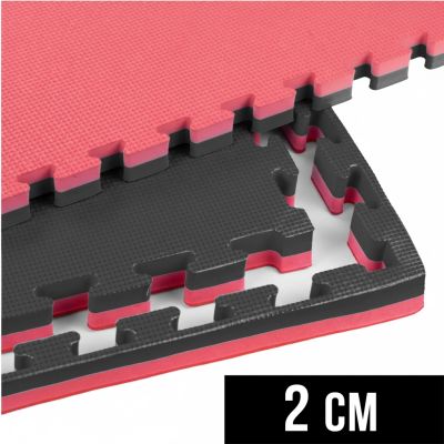 20. Gymnastikmatte mit Sicherheitszertifikat - Puzzle 1x1m - Tatami 2 cm