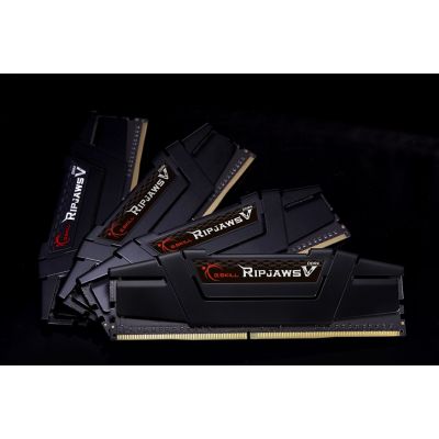 3. G.SKILL RipjawsV F4-3200C16Q-32GVKB Speicherkit (DDR4 DIMM; 4 x 8 GB; 3200 MHz; CL16)