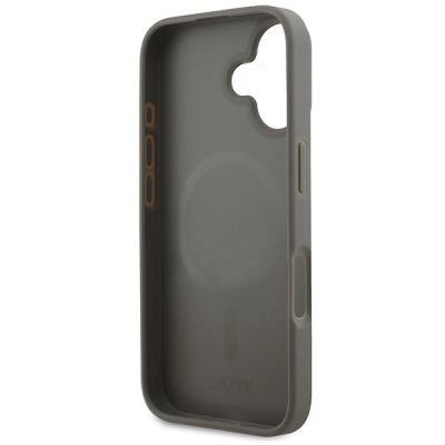 7. DKNY Checkered Pattern Magsafe-Hülle für iPhone 16 – Beige