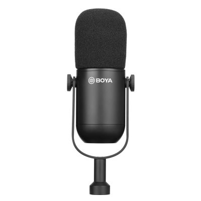 5. BOYA BY-DM500 Dynamisches XLR-Mikrofon mit Nierencharakteristik für Podcasts – Schwarz