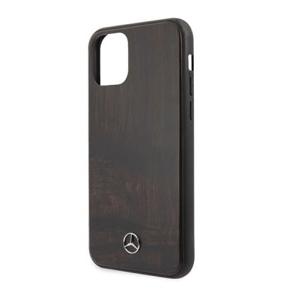 3. Mercedes MEHCN65VWOBR iPhone 11 Pro Max hard case brązowy/brown Wood Line Rosewood