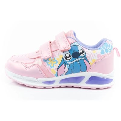 2. Leomil Stitch Kindersportschuhe, leichte Sneaker mit Klettverschluss und LED-Beleuchtung