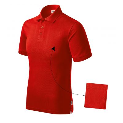 2. Malfini Resist Heavy Polo M MLI-R20RD rotes Poloshirt