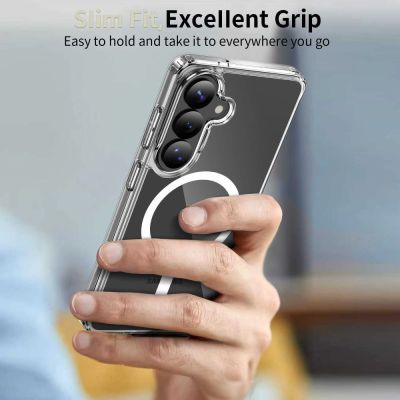 5. Tech-Protect FlexAir Hybrid MagSafe Hülle für Samsung Galaxy A36 / A56 / A37 5G - Transparent