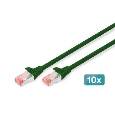 Digitus CAT 6 S/FTP Patchkabel, 10er-Pack