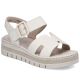 Beige Keilsandalen für Damen Rieker V4952-60