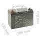 6. Qoltec AGM-Batterie | 12 V | 36 Ah | Wartungsfrei | Effizient | Langlebig | Für USV, Roller