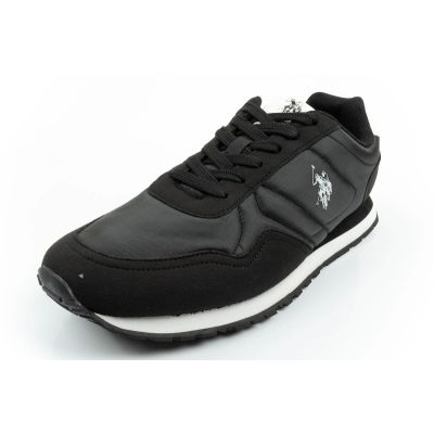 3. US Polo Assn Sportschuhe, Sneaker für Herren, modisch, bequem, schwarz