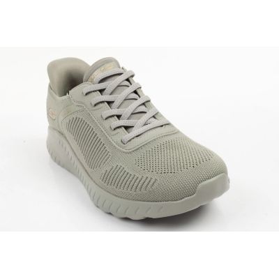 2. Skechers Bobs Squad Damen-Sneaker zum Hineinschlüpfen, olivgrün