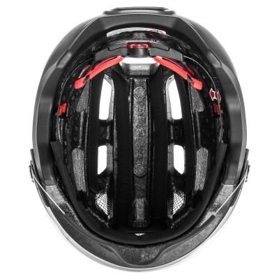 6. UVEX Finale Visier-Fahrradhelm 56-61 cm, schwarz matt
