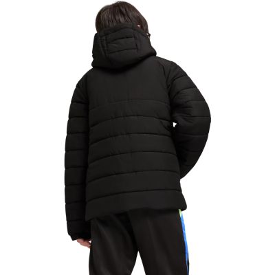10. Puma Team Additions Wattierte Kapuzenjacke für Kinder, Schwarz 659738 03