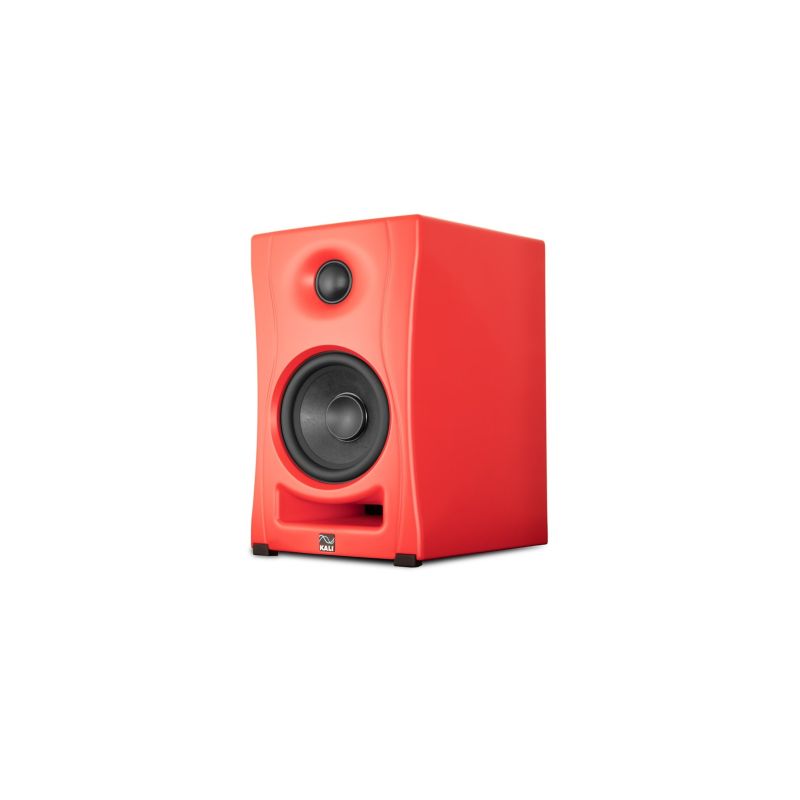 24. KALI AUDIOLP-UNF-R – Paar Bluetooth-Monitorlautsprecher. Multimedia-Lautsprecher, rot.