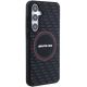 4. AMG Silikon Carbon Pattern MagSafe Hülle für Samsung Galaxy S24 - Schwarz