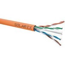 SOLARIX Verdrilltes Adernpaarkabel Kat. 6 U/UTP LSOHFR B2ca s1d1a1 Spule 500 m