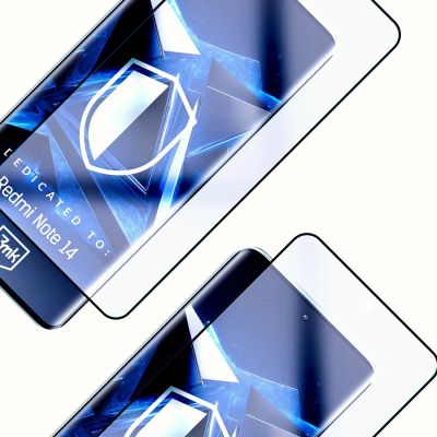 6. Gehärtetes Glas 3mk HardGlass Max Lite Black für Xiaomi Redmi Note 14 5G