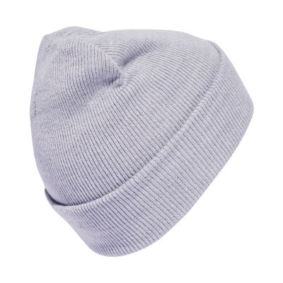6. adidas New Logo Beanie Cuff Gray JX5746